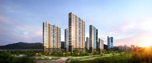 사진:광주광역시 내남지구 진아리채 조감도