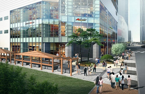 ▲ 센텀 프리미어 호텔 근린상가 조감도