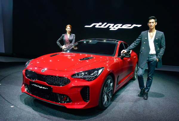 ▲ 올 상반기 출시 예정인 기아자동차 스팅어.