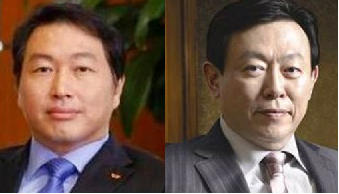 △왼쪽부터 최태원 SK 회장, 신동빈 롯데 회장.