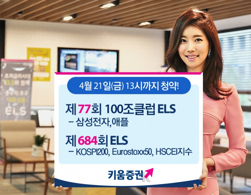 키움증권, 최대 37.2% 추구 삼성전자·애플 ELS 출시