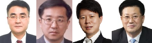 (좌측부터) 장선욱 롯데면세점 대표, 한인규 호텔신라 사장, 손영식 신세계디에프 대표이사, 황용득 한화갤러리아 대표이사