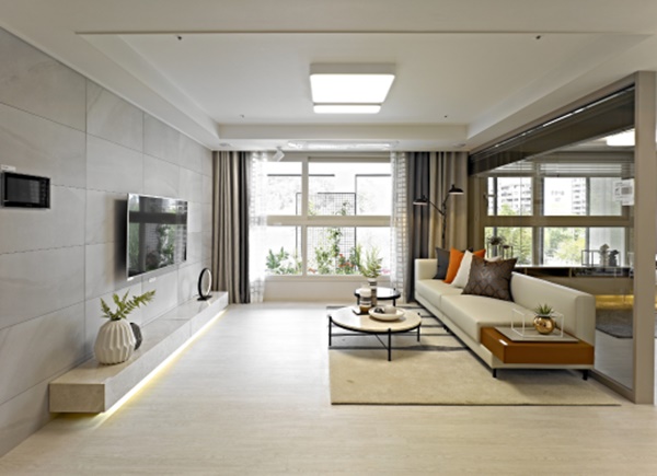 △ 신진주역세권 꿈에그린 오피스텔 82㎡ 거실. 한화건설 제공