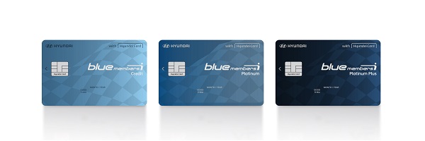 현대카드, ‘현대블루멤버스’ 신용카드 3종 출시