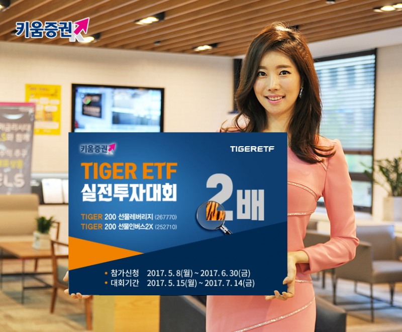 키움증권, 총상금 1억원 'TIGER ETF 실전투자대회' 단독 개최