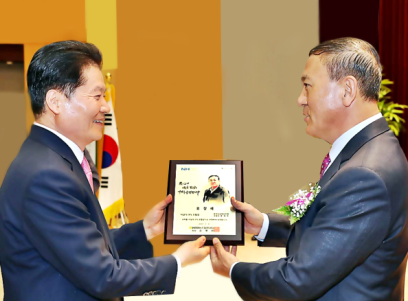 충북 제천 봉양농협 홍성주 조합장 선도조합장 수상