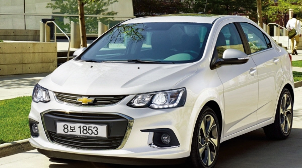 쉐보레 아베오 해치백, 자료 : 쉐보레 홈페이지 캡쳐.