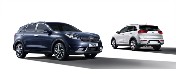 (사진 왼쪽부터) '2018 니로'와 '니로 PHEV'