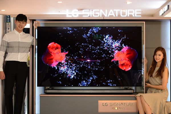 LG전자, 77형 ‘LG 시그니처 올레드 TV W’ 출시
