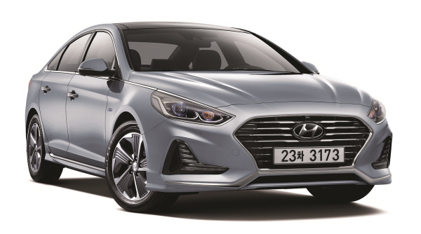 현대자동차가 지난 18일 출시한 '쏘나타 뉴 라이즈 하이브리드'.