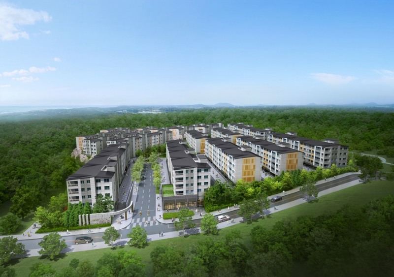 △제주 영어교육도시 꿈에그린 투시도 /사진제공=한화건설