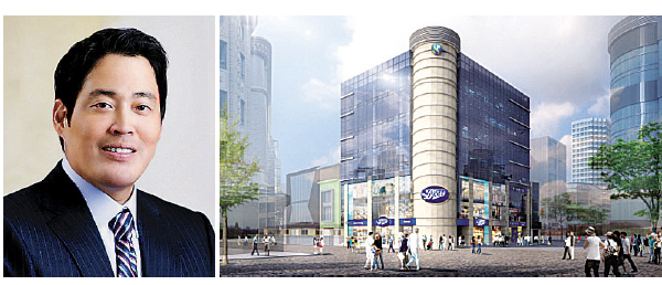 ▲ 정용진 신세계 부회장. ▲ 오는 7월 오픈을 앞둔 부츠(Boots) 서울 명동본점 조감도. 이마트 제공