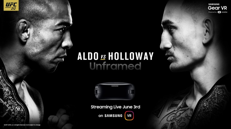 △삼성전자 기어 VR 생중계 캠페인_UFC212 경기 포스터 /사진제공=삼성전자