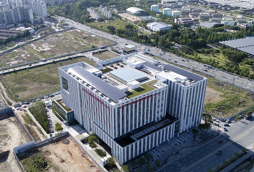 롯데 마곡 중앙연구소 항공사진. 롯데그룹 제공