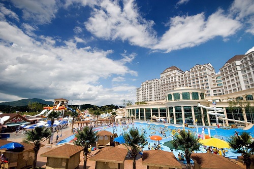 충청남도 천안에 위치한 테딘패밀리리조트 전경. 대명코퍼레이션 제공