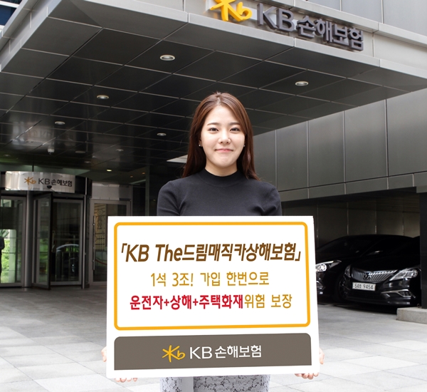 KB손해보험이 5일 운전자 보장을 대폭 강화한 'KB The드림매직카상해보험'을 출시했다./ 사진제공=KB손해보험