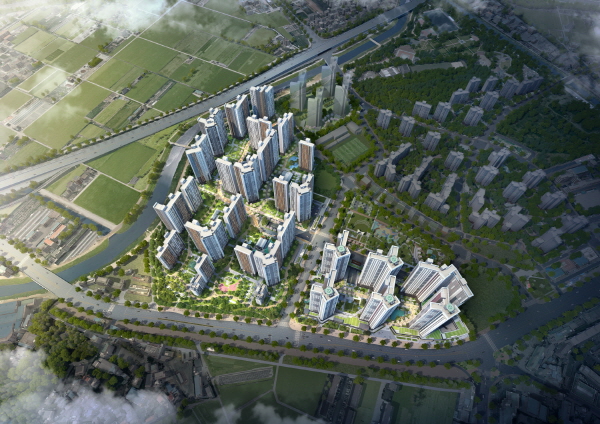 △한강메트로자이 조감도. /사진제공=GS건설