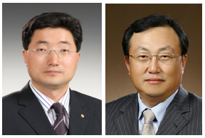 사진 왼쪽부터 신임 이승헌 국제국장, 성병희 공보관. /사진제공= 한국은행