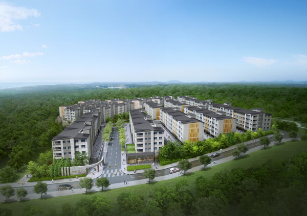 △ '제주 영어교육도시 꿈에그린'은 만 19세 이상이면 누구나 청약을 신청할 수 있는 분양 전환 임대아파트다. /사진제공=한화건설