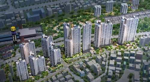 사진:오류동 리엔비 아파트 조감도