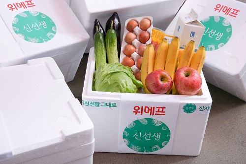 위메프, 신선식품 직배송 판매 수량 7개월만에 10배↑