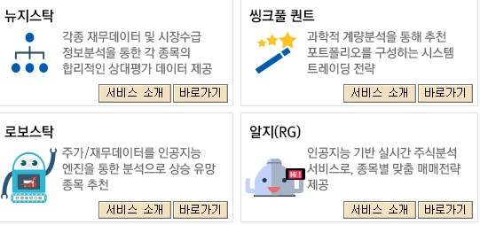 한국투자증권, 로보추천 서비스 오픈…인공지능 투자 확대