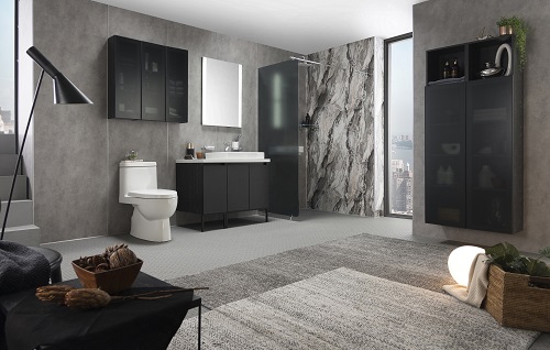 한샘의 ‘유로 매니쉬모던’욕실. 한생 제공