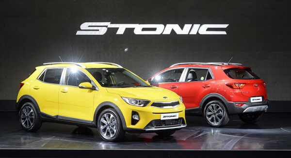 △ 기아자동차는 13일 서울 워커힐 비스타홀에서 소형 디젤 SUV '스토닉'을 공개했다. 사진=기아자동차.