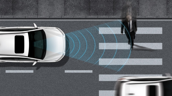 △ 현대기아자동차가 내년 신차부터 '전방충돌방지보조장치' 기본 사양 탑재를 실시한다. 사진=현대자동차.