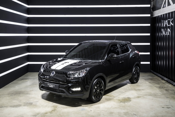 △ 쌍용자동차는 17일 서울 강남 SJ쿤스트할레에서 '티볼리 아머'를 선보였다. 사진=쌍용자동차.