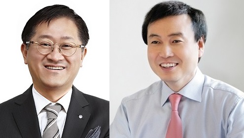 서경배 아모레퍼시픽 회장(좌)과 차석용 LG생활건강 부회장