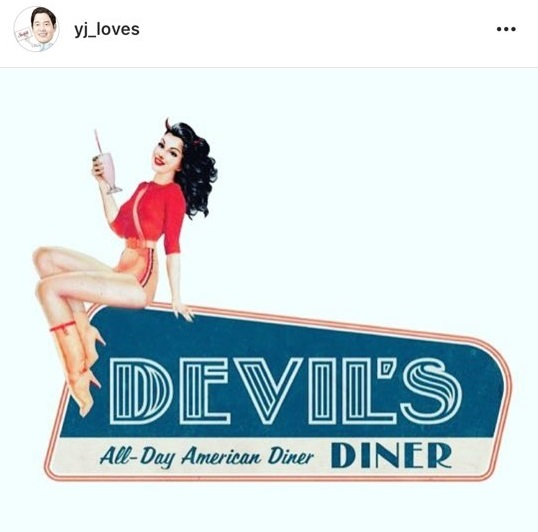 ‘데블스 다이너’ 상표 디자인. 정용진 신세계그룹 부회장 인스타그램 캡처