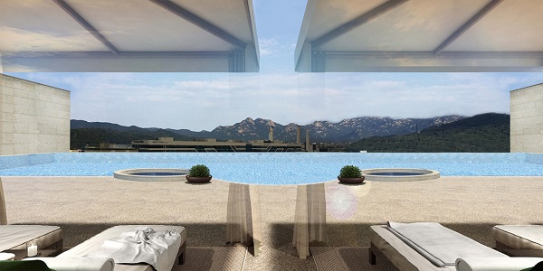 스타필드 고양 아쿠아필드 인피니트풀 전경. 신세계 제공