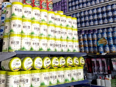롯데푸드 파스퇴르 무항생제 분유 ‘위드맘’. 롯데푸드 제공 