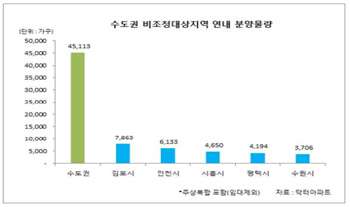 8.2 대책 피한 수도권, 연내 4만5천 가구 분양