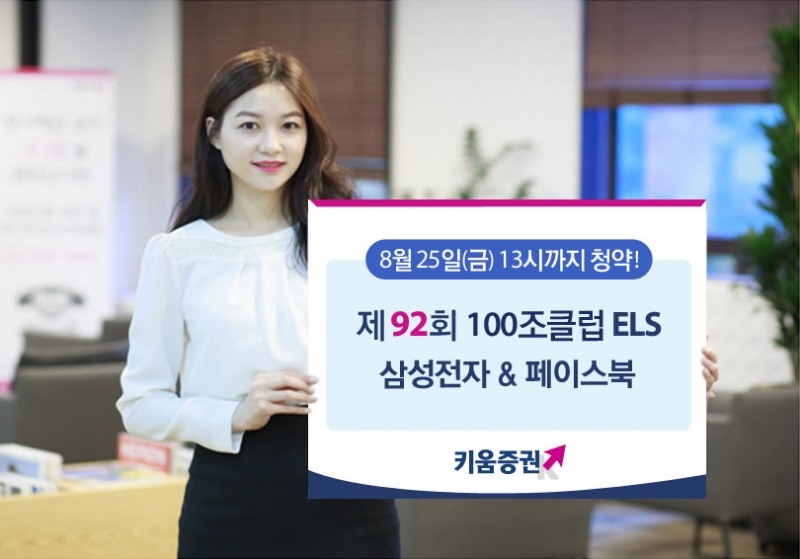 키움증권, 세전 연11% 추구 삼성전자&페이스북 ELS 출시