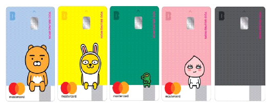 카카오뱅크 카카오프렌츠 체크카드 이미지/ 제공= 카카오뱅크