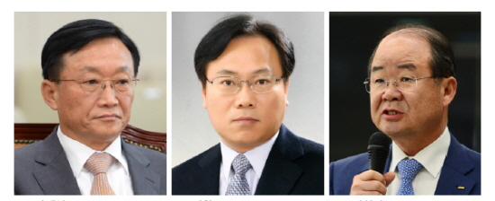 박대영(외쪽부터) 삼성중공업 사장, 강환구 현대중공업 사장, 정성립 대우조선해양 사장. 사진=각사.