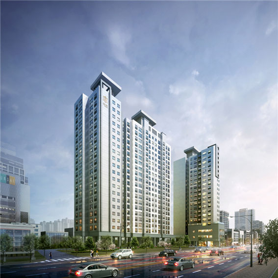 ▲사진:범일역 이즈 조감도(창비건설 제공)