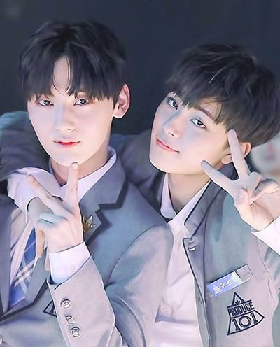 유선호, 황민현이 선택한 향수 '더블유드레스룸 피치블라썸'