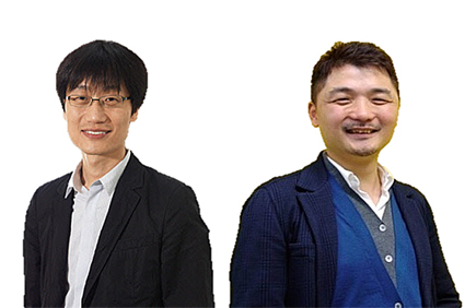 ▲ 이해진 네이버 GIO, 김범수 카카오 의장.