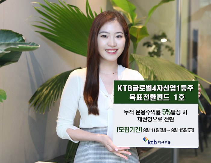 KTB자산운용, 목표전환형 4차산업 관련 펀드 출시