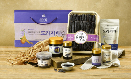 산마을영농조합, 미세먼지에 좋은 도라지청,도라지차 등 판매