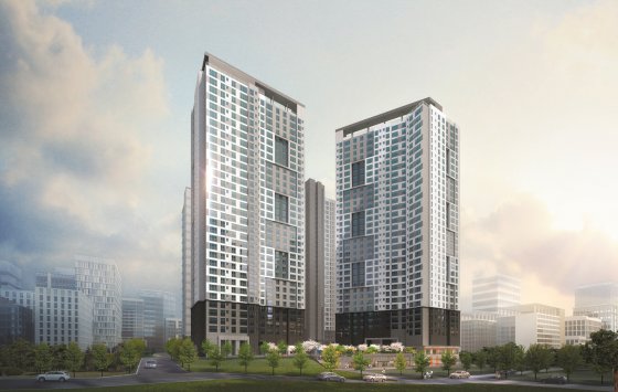 △ 오는 15일 견본주택을 오픈하는 현대산업개발 '서초센트럴아이파크' 조감도. 사진=현대산업개발.