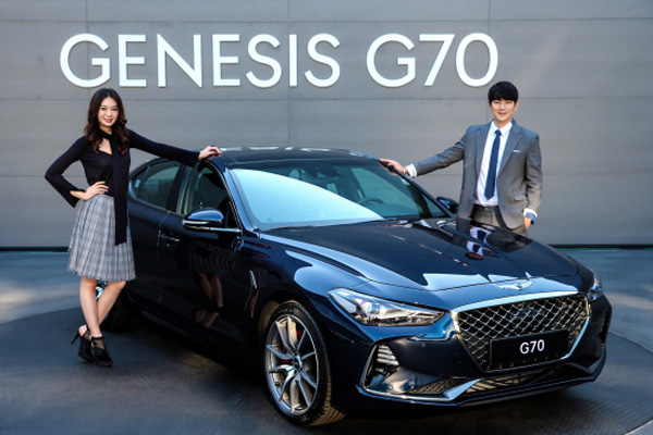 우아함 갖춘 ‘제네시스 G70’ 공개