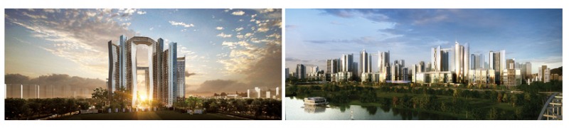 ▲ 대우건설이 지난 9일 ‘골든타임 후분양제’를 제시하면서 시공권을 확보한 ‘신반포15차 아파트’ 재건축 건물 조감도. 사진 = 대우건설 ▲ GS건설 반포 주공 1단지 1·2·4주구 재건축 주택 ‘자이 프레지던스’ 조감도. 사진 = GS건설