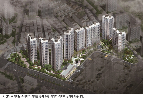 '의왕 더샵캐슬' 조감도. 사진=포스코건설.