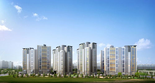 ▲사진:'평택 비전2차 푸르지오' 조감도