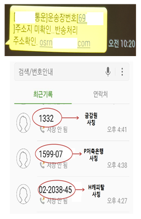악성코드 유포, 전화번호 변작 등 신종 보이스피싱 수법/ 자료= 금융감독원