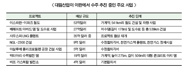 대림산업, 이란 젖줄 삼아 성장 둔화 뚫는다